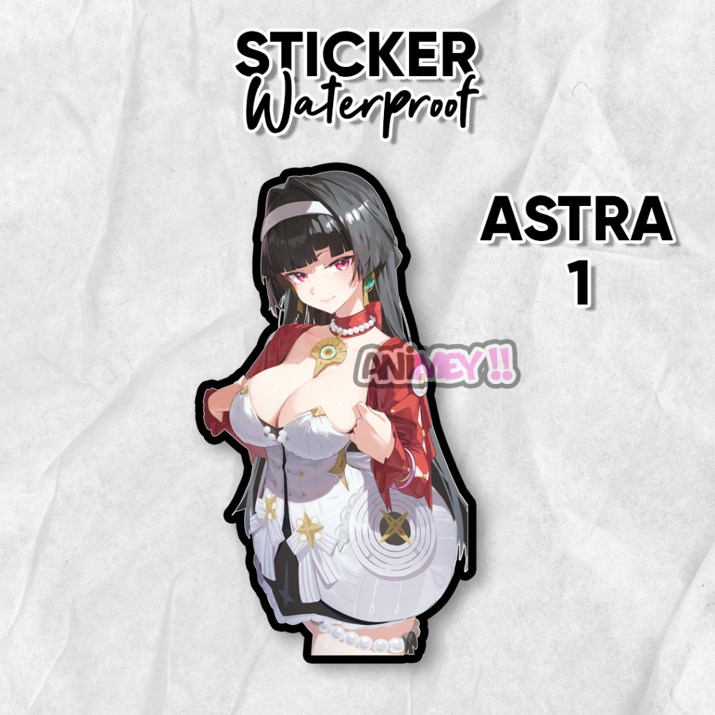 

Stiker Astra Yao Game Zenless Zone Zero / Sticker Anime Waterproof