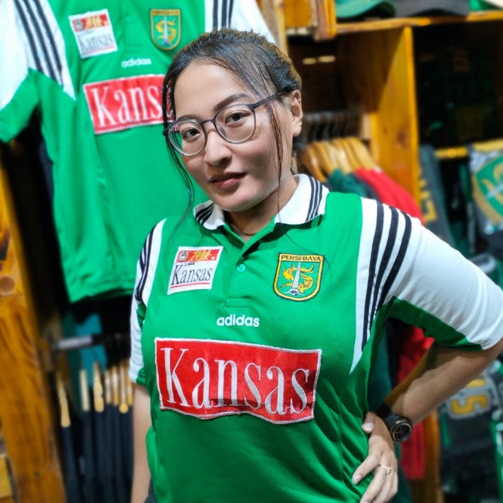 KODE M22C Jersey Kansas Persebaya Juara 9697  Hijau Fuji