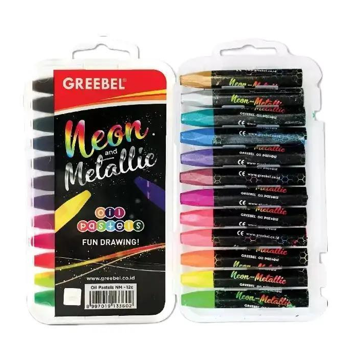 

Crayon Krayon Greebel Neon Metallic 12 Warna Oil Pastel Krayon Greebel Crayon 12 Warna Neon Metallic