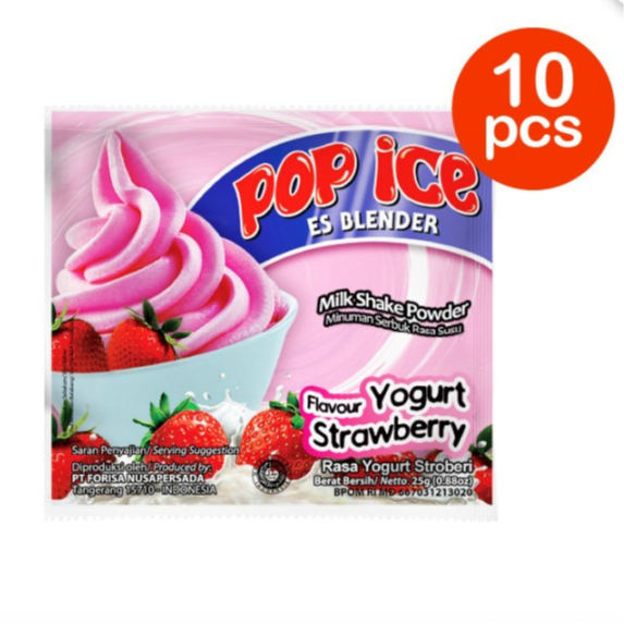 

POP ICE 1 renceng isi 10 sachet