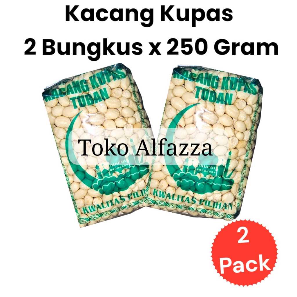 

Kacang Kupas Tuban Mentah 2 Bungkus x 250 Gram Termurah