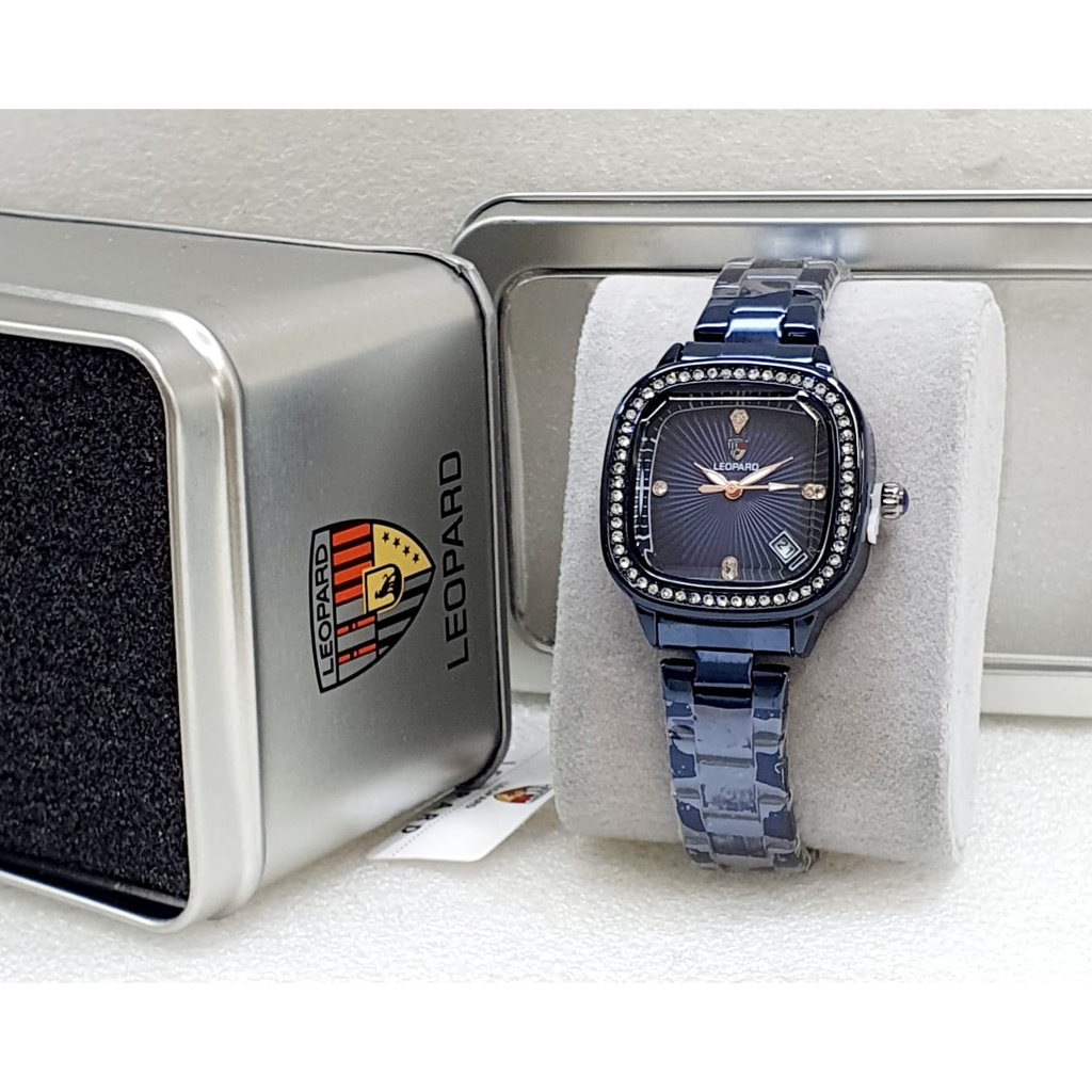 Jam Tangan Wanita LEOPARD 6251 Original Rantai