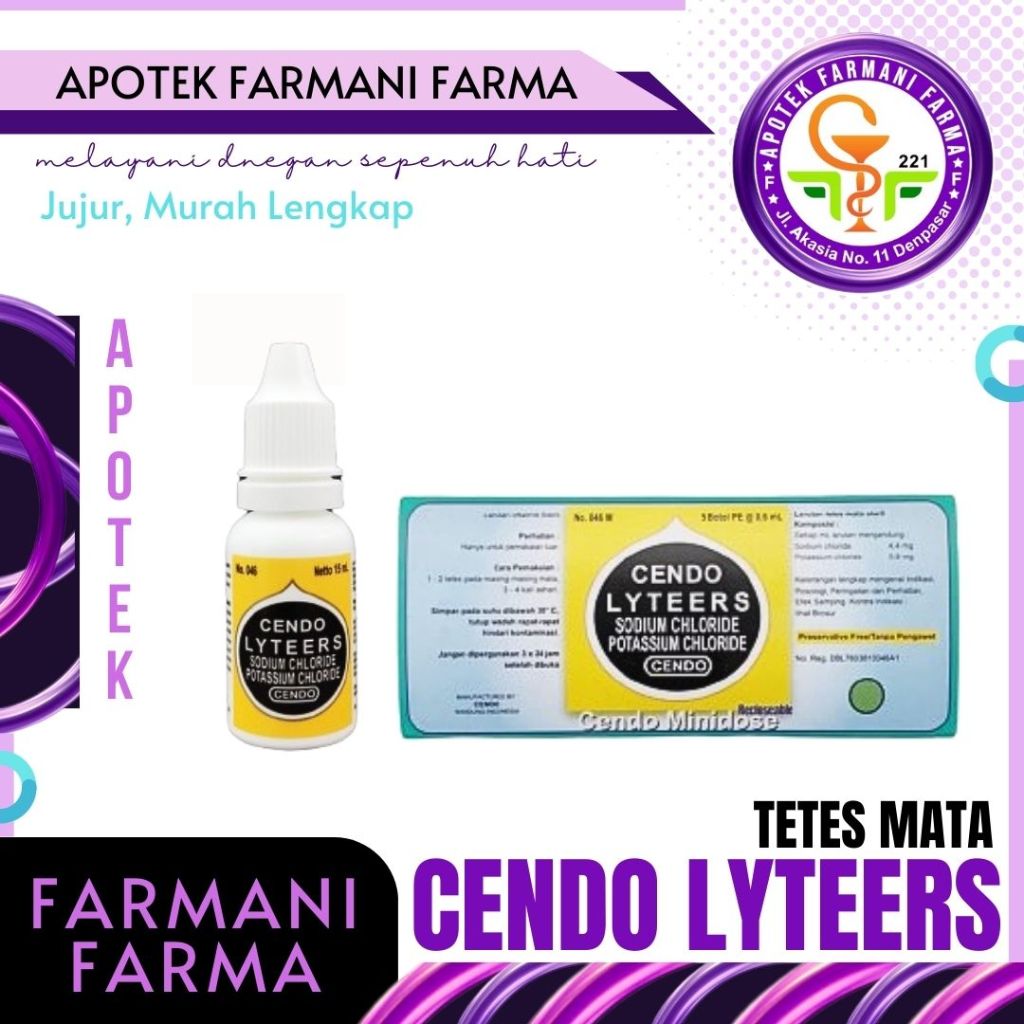 CENDO LYTEER MINIDOSE 5X0,6ML / BOTOL TETES 15 ML/ IRITASI MATA
