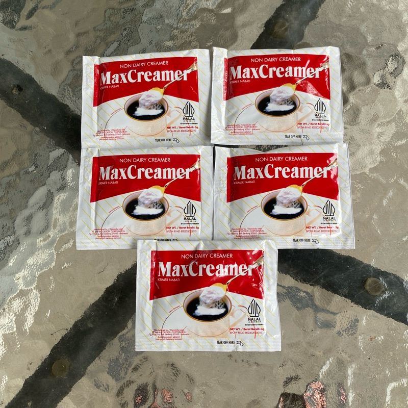 

MaxCreamer Krimer Nabati Kemasan 3 gram Enak & Murah