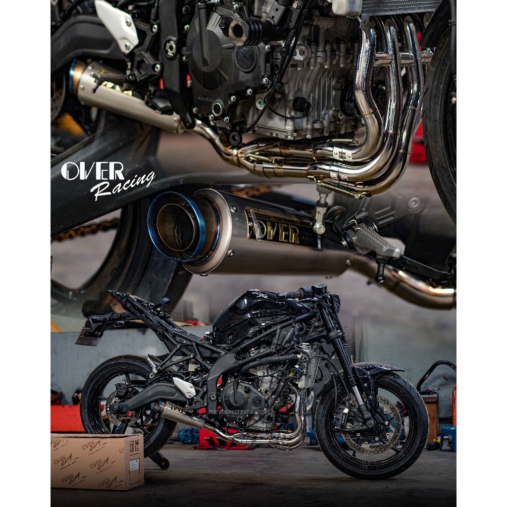 KNALPOT OVER RACING GP KAWASAKI ZX25R (UNDER BELLY)