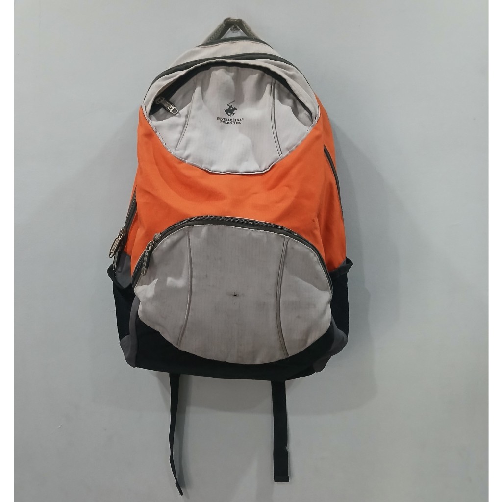 Preloved Tas Ransel Backpack Pria Beverly Hills Polo Club