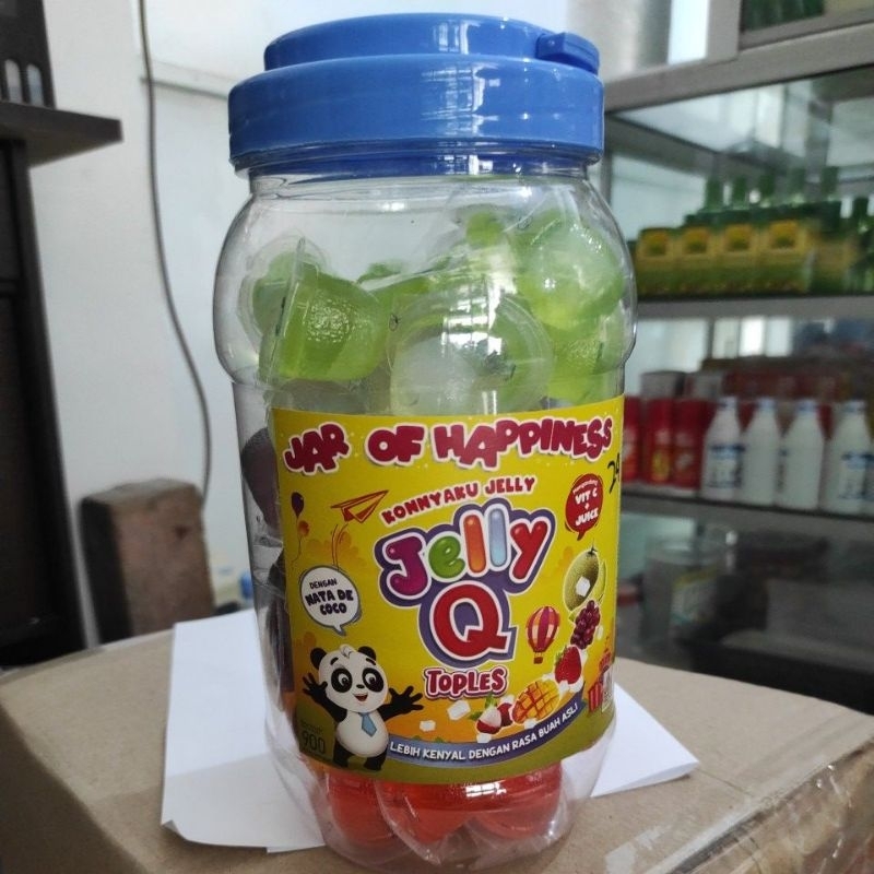 

JELLY Q TOPLES DONALD DENGAN NATA DE COCO 900GRM