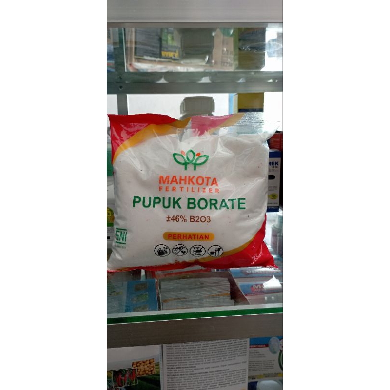MAHKOTA FERTILIZER PUPUK BORATE 1kg