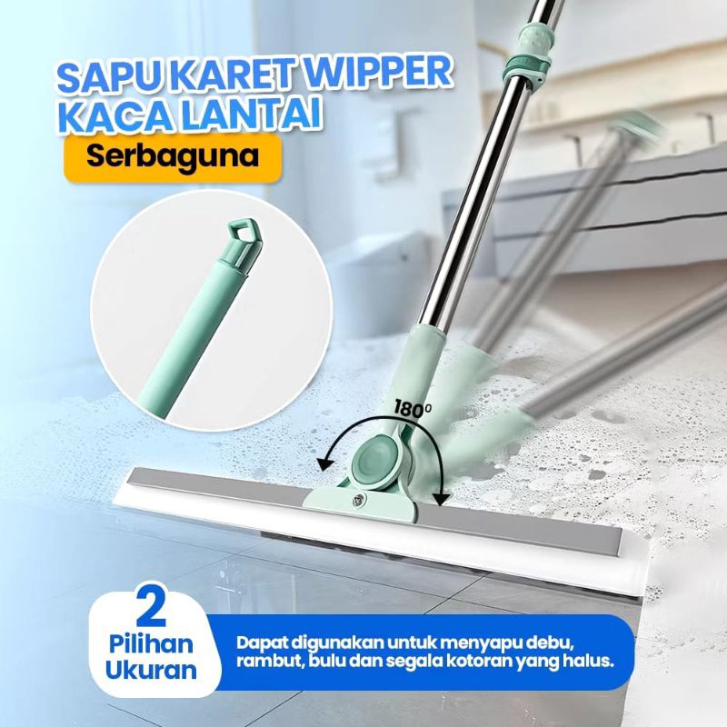 Pel Lantai Silikon - Wiper Pembersih Lantai - Sapu Karet Wiper