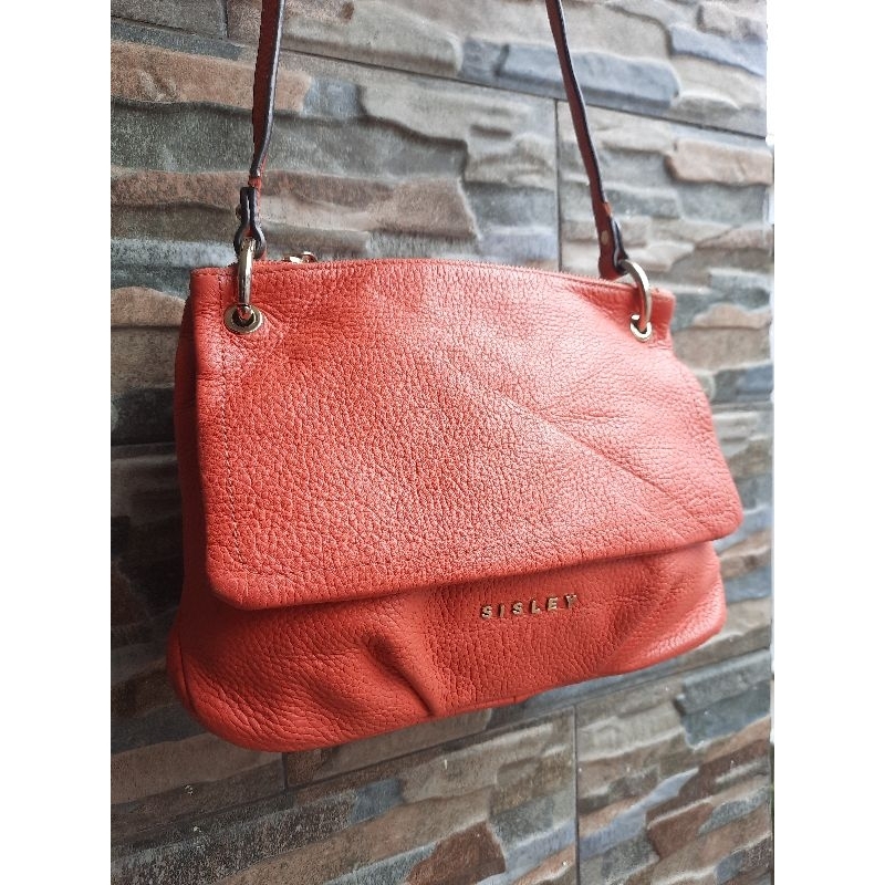 Slingbag Pink SISLEY -  TAS PRELOVED BRANDED ORIGINAL