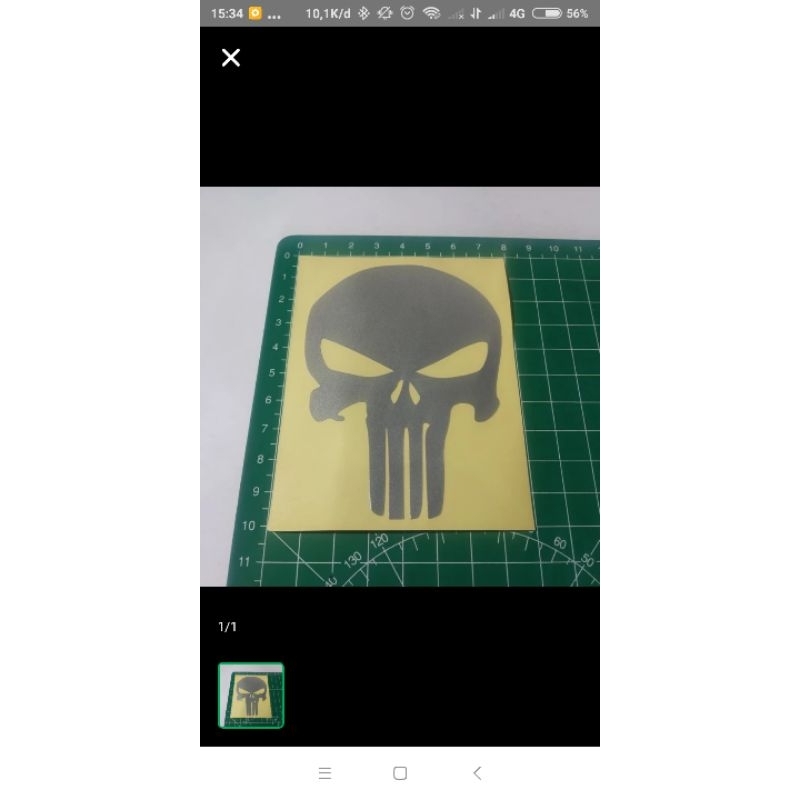 

stiker cutting punisher