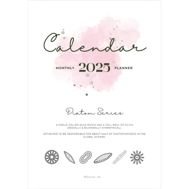 

Digital Calendar & Monthly Planner - Diatom Series