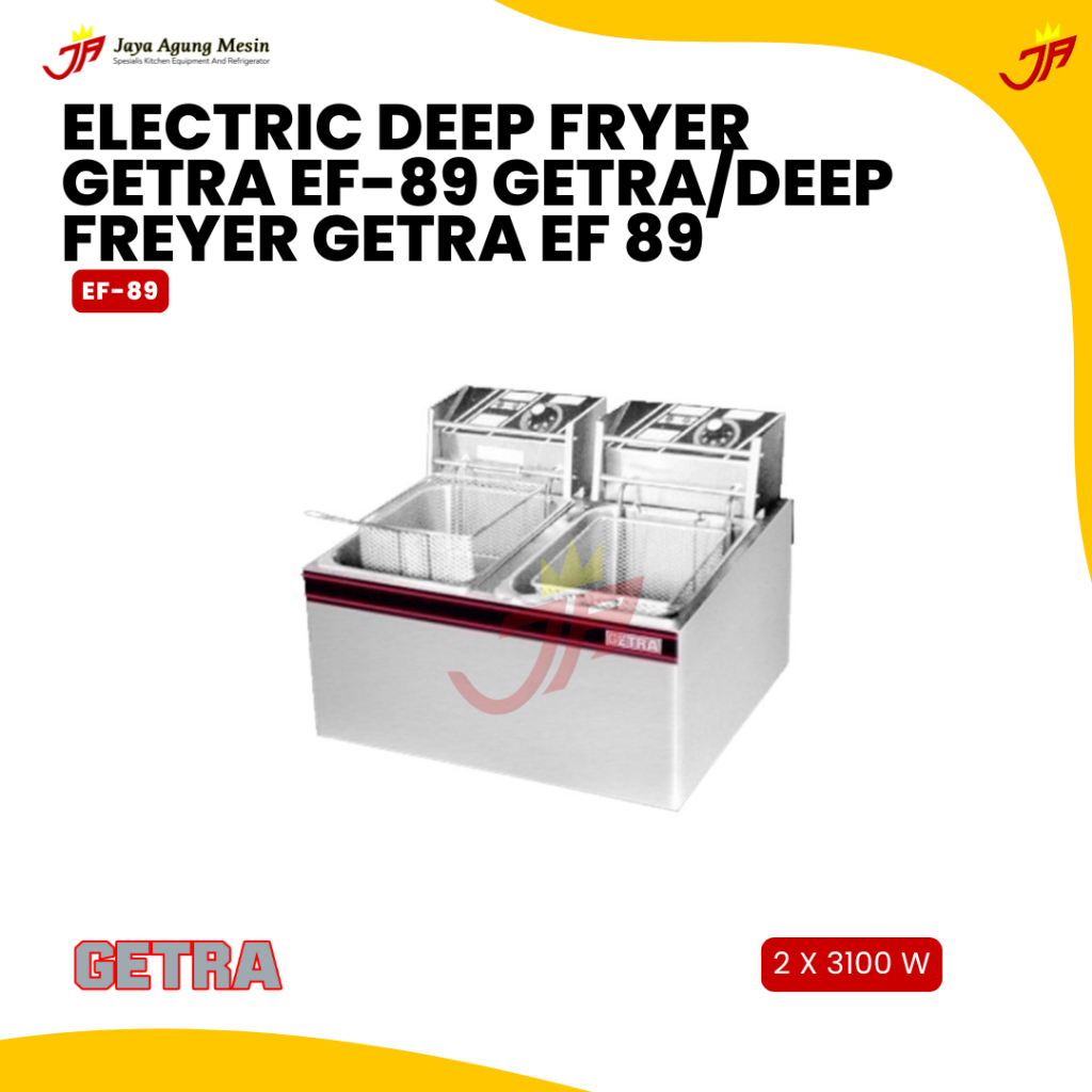 GETRA Electric Deep Fryer Getra EF-89 Getra/Deep Freyer Getra EF 89