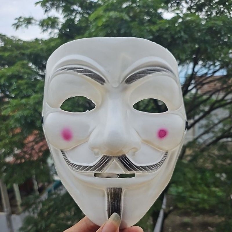 topeng anonymous hacker / topeng vendetta / topeng pesta