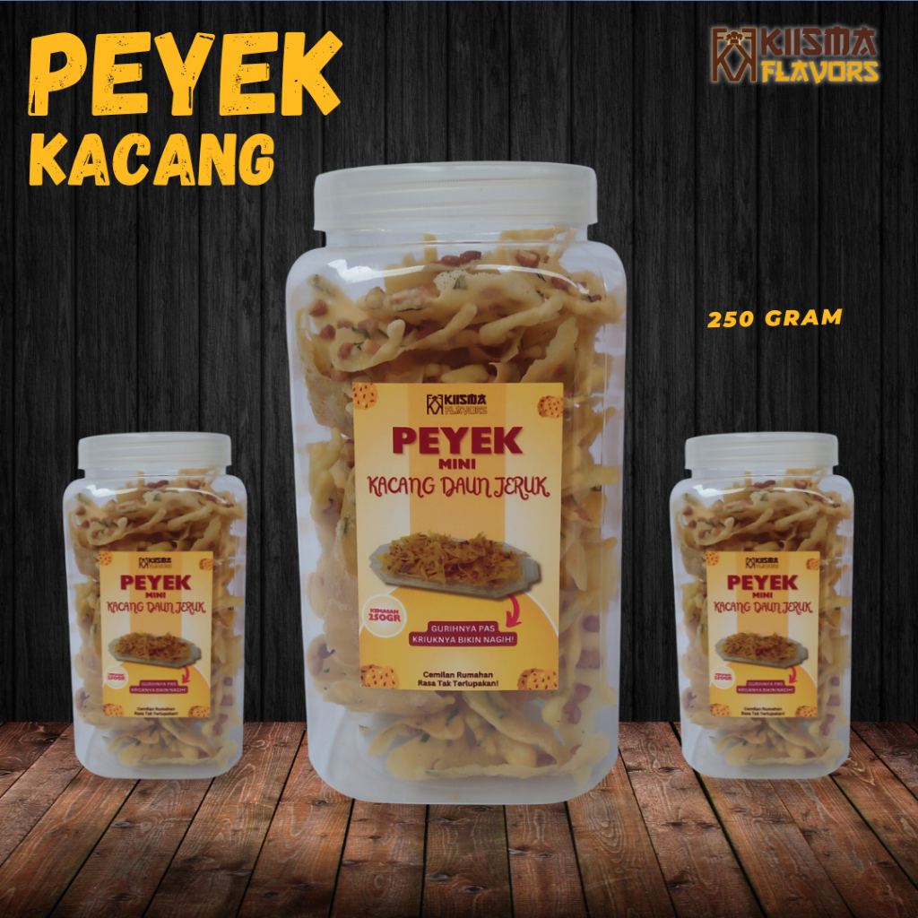 

PEYEK KACANG DAUN JERUK - 250 GRAM