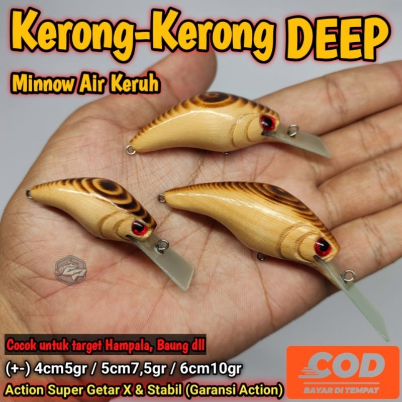 Minnow Kerong Deep / Minnow Kayu / Minnow Kerong-kerong Deep / Minnow Air Keruh / Minow hampala