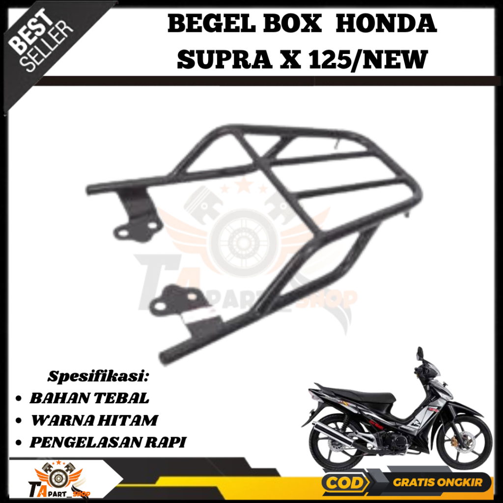 Begel Behel Bracket Box Motor Honda Supra X 125/New Supra Fit New Revo Old Lama