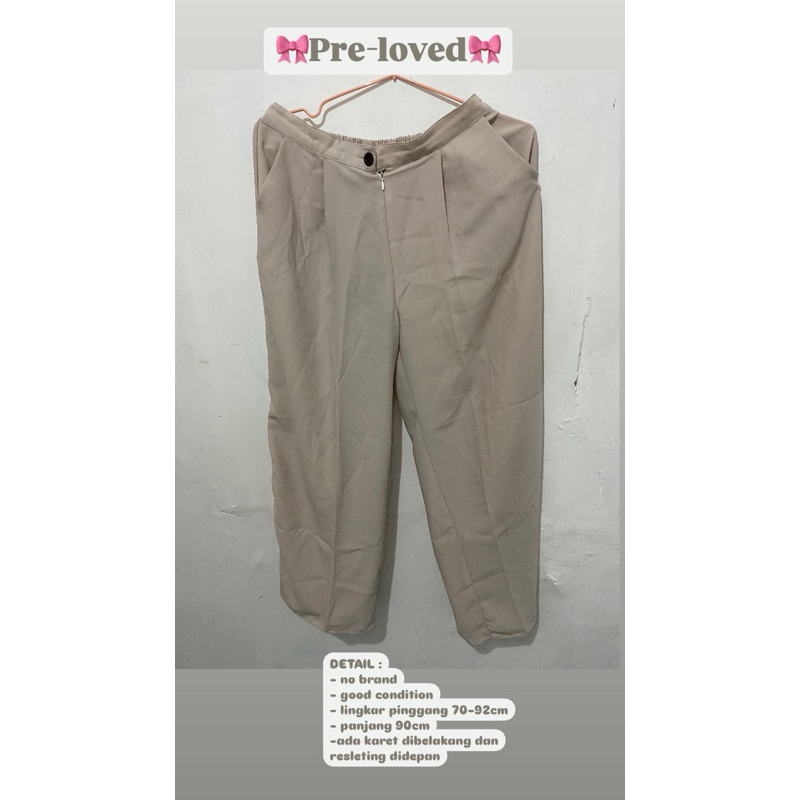 Preloved kulot ivory