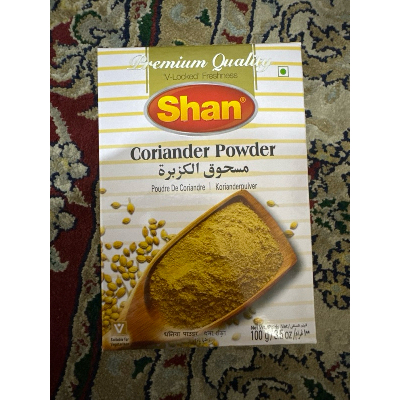

shan coriander powder / bubuk ketumbar import