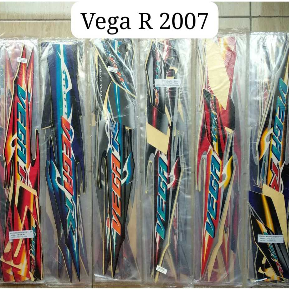 striping Vega R 2007 / sticker motor vega r / striping standart motor / vega r
