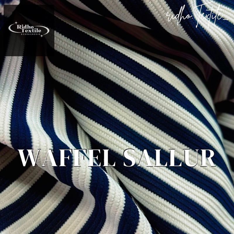 BAHAN/KAIN KNITTING WAFFLE MOTIF SALLUR GARMENT