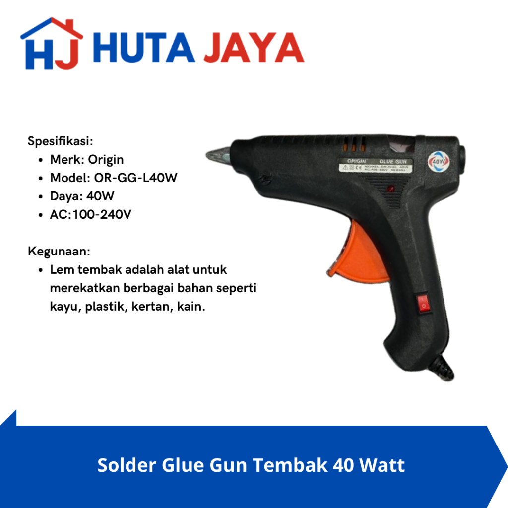 Solder Glue Gun Tembak 40 Watt
