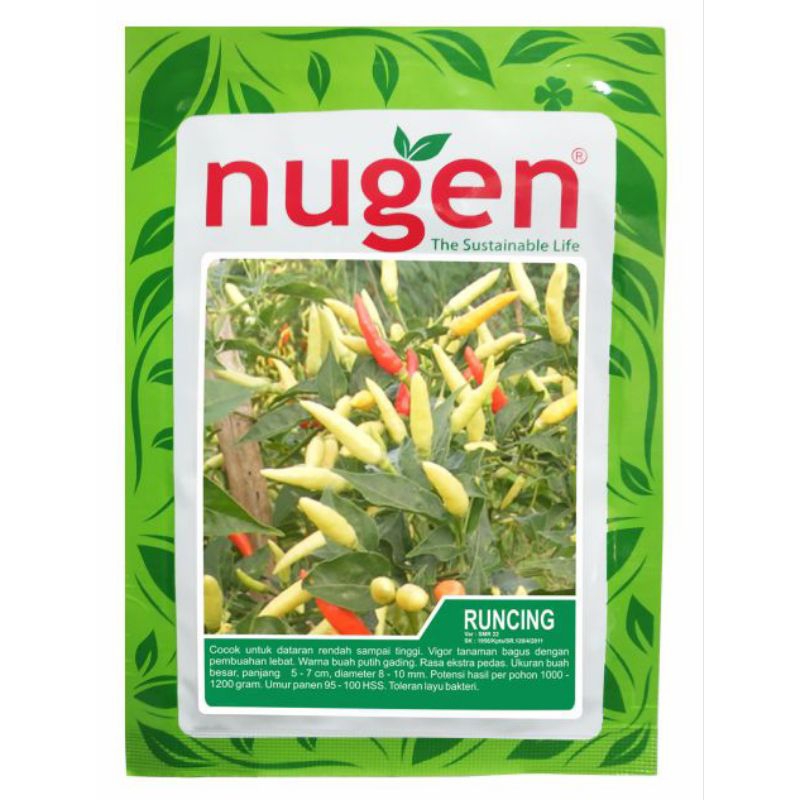 Benih Cabe Rawit Nugen Runcing 10gr