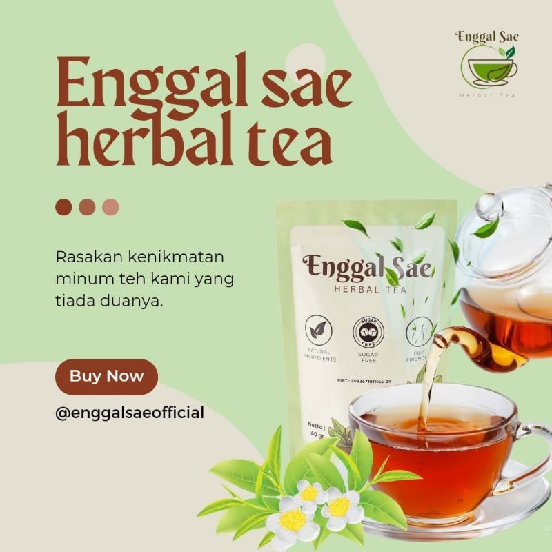 

ENGGAL SAE TEA ORI 100% - TEH HERBAL KESEHATAN & KEBUGARAN