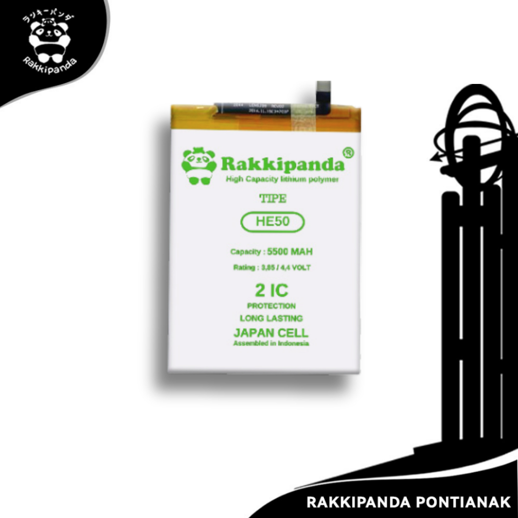 RakkiPanda HE50 Motorola E4 Plus Baterai