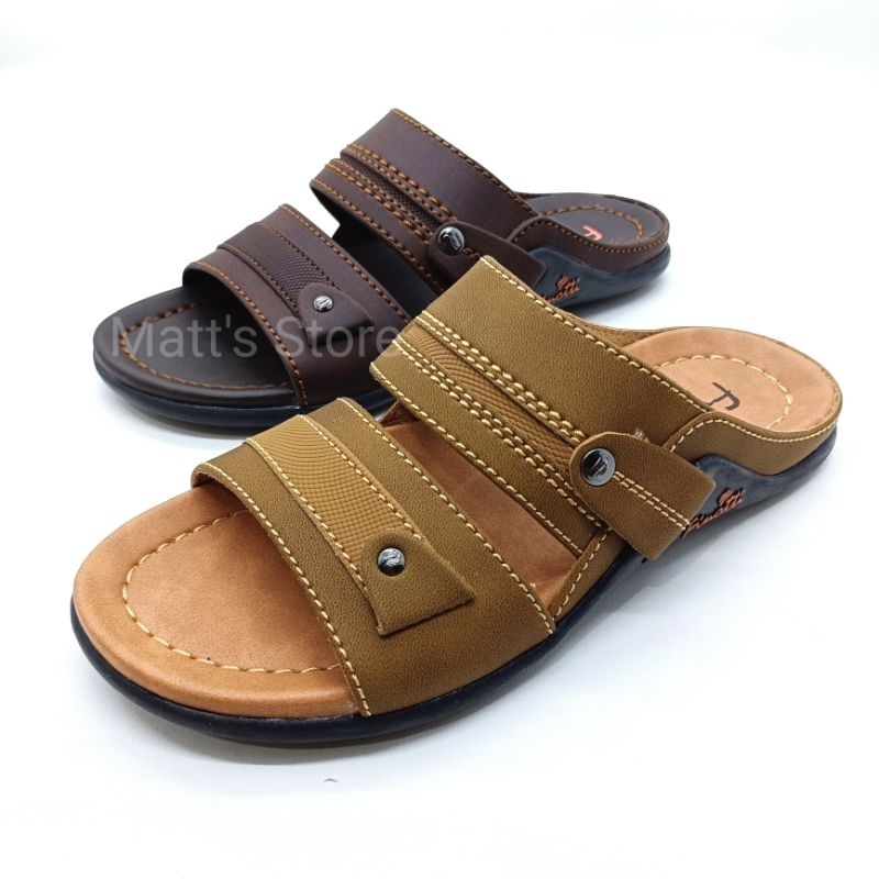 Sandal kasual pria Finotti BPZ 14 - size 38 - 43 - 100% original