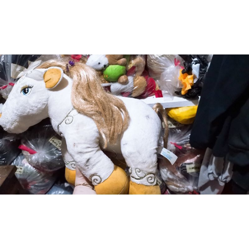boneka white Pony from build a bear BAB