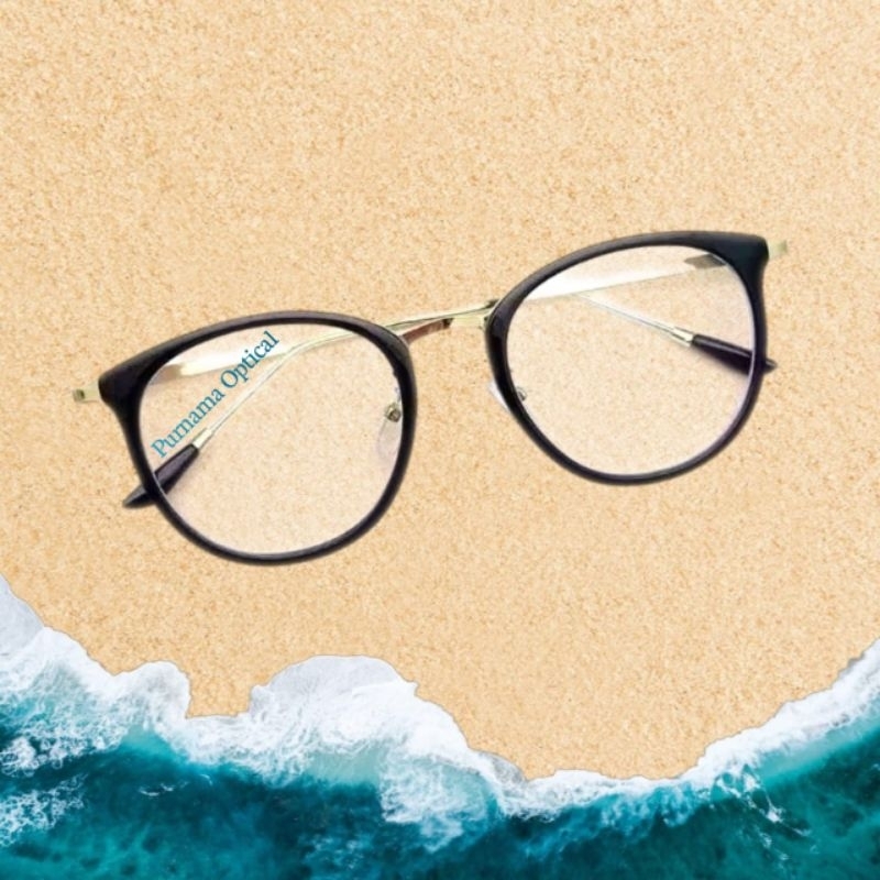 Frame Semi Cat Oval Metal