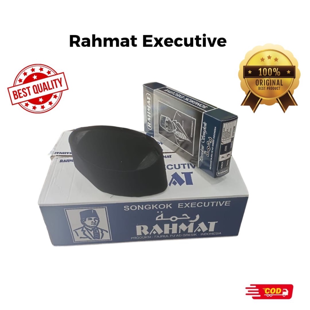 Peci Songkok Rahmat Executive Sodakat Hitam