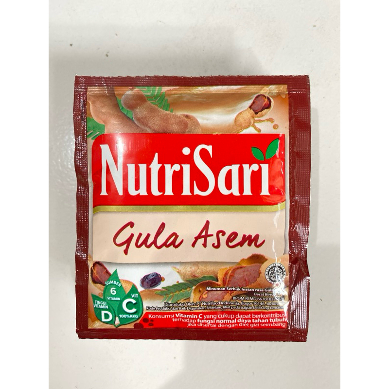 

‼️PROMO, CEK DESKRIPSI‼️ Nutrisari Gula Asem 14gr Sachet Minuman Serbuk Instan