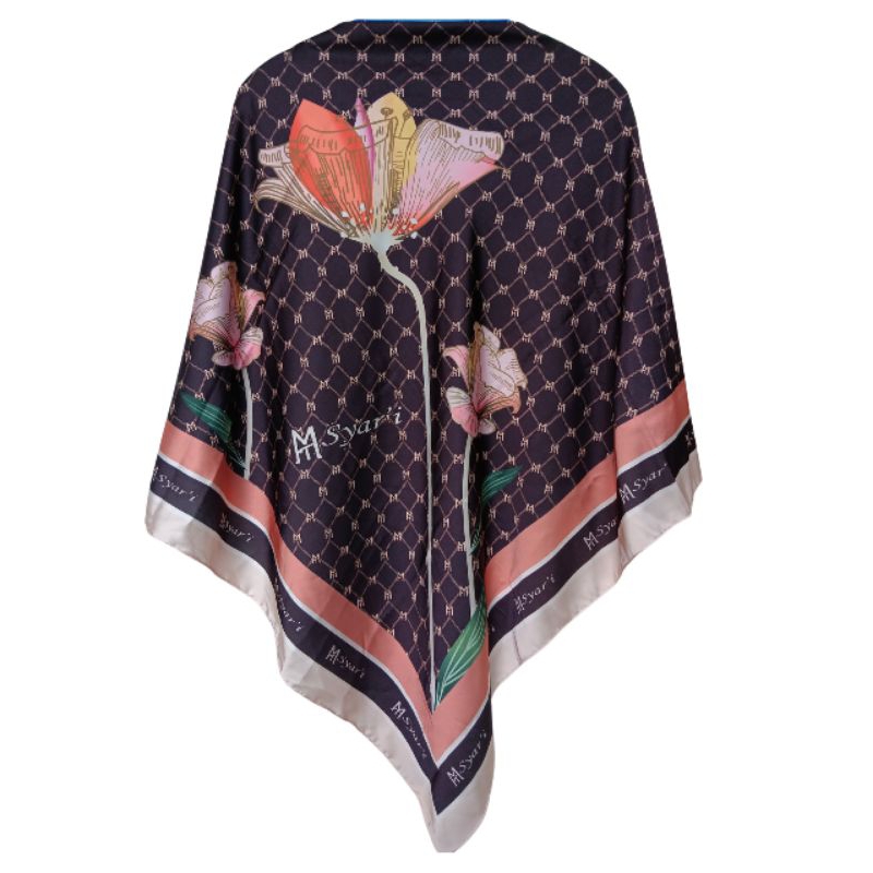 Segiempat Armani Silk Digital Printing Kerudung Premium