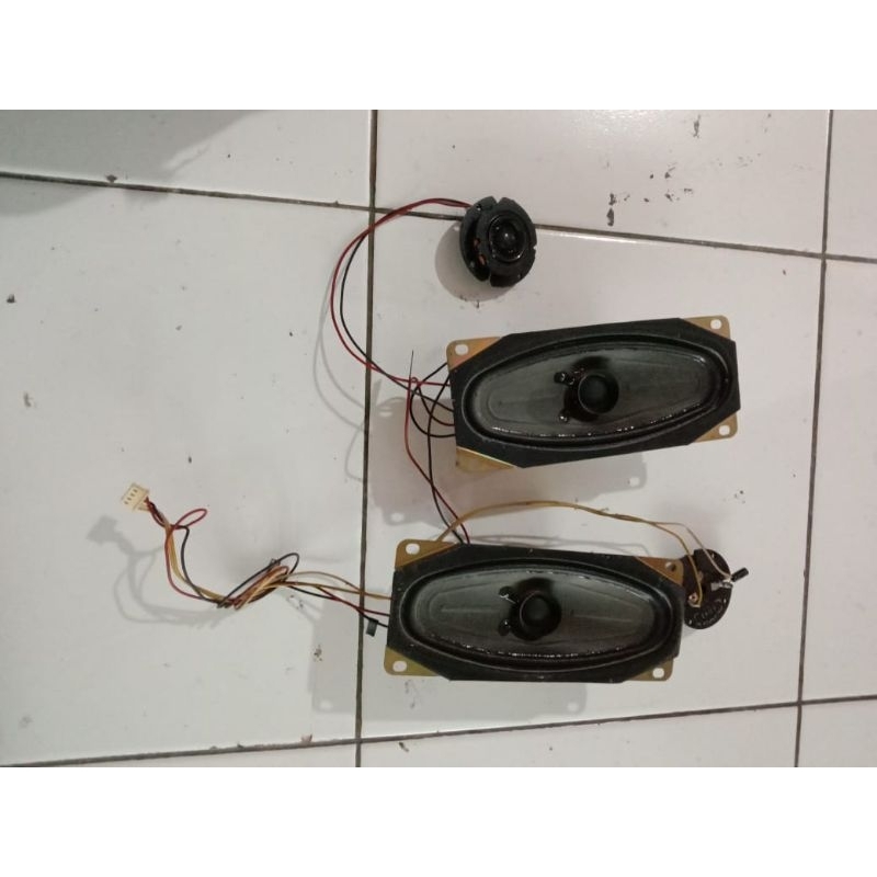 speaker tv polytron 21" slim sepasang