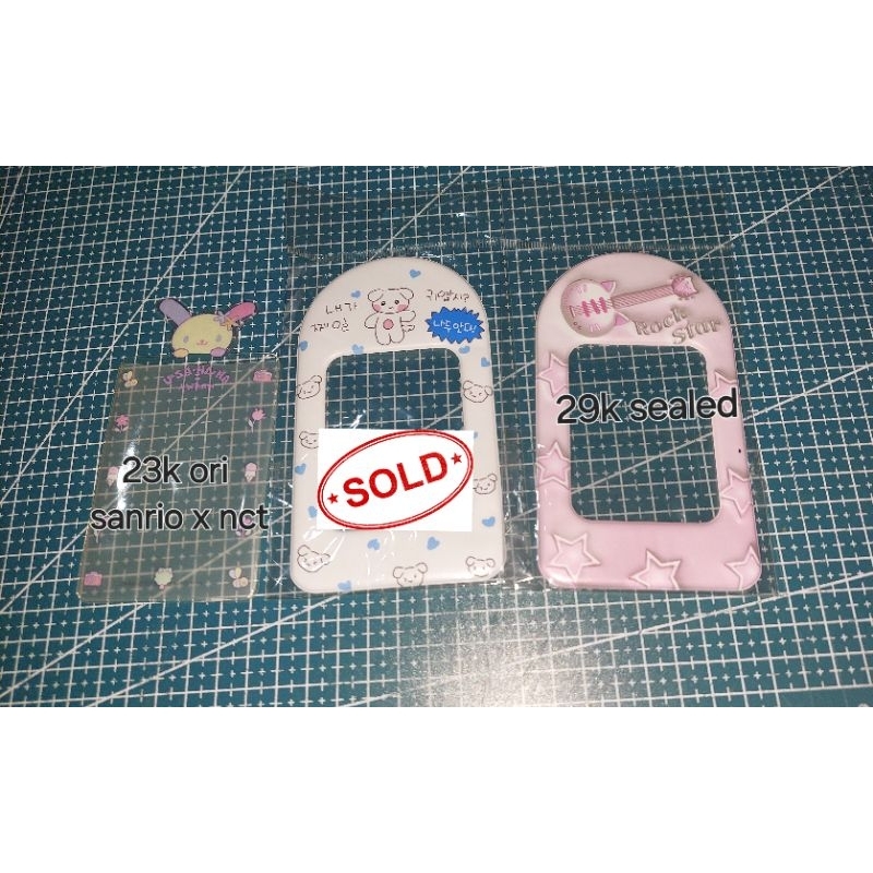 preloved cardholder cahol akrilik sanrio cinnamoroll, sleeve sanrio x nct jaemin, duckywold pink roc