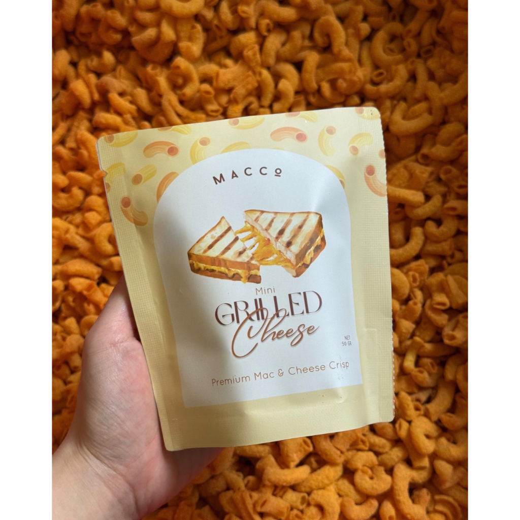 

Macco MINI GRILLED CHEESE | Mac & Cheese crisp | MACCO SNACK | Makaroni krispi rasa keju