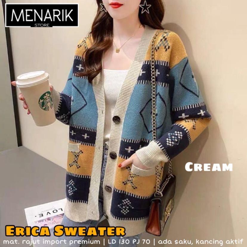 Erica Sweater Rajut Import Bkk Sweater Wanita Jumbo Import Bestseller