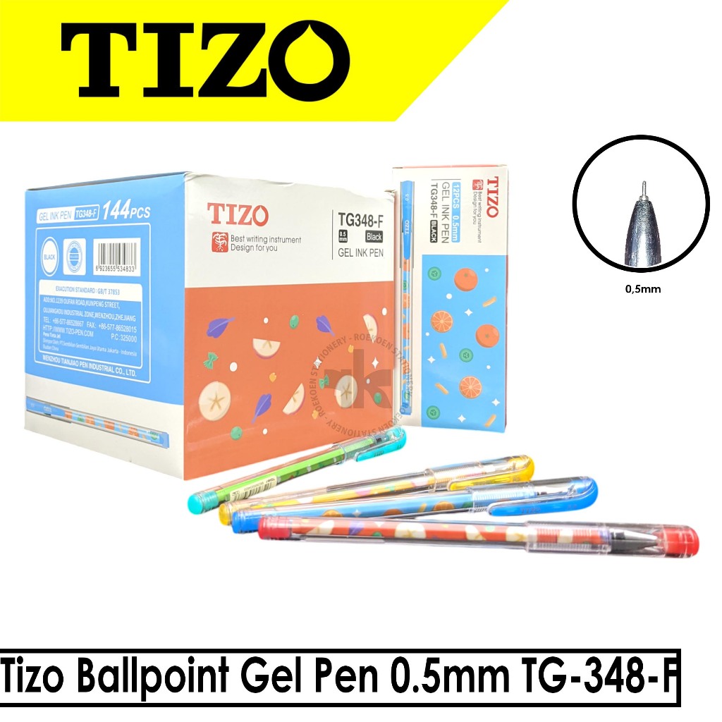 

Tizo Ballpoint Gel Pen 0.5mm TG-348-F