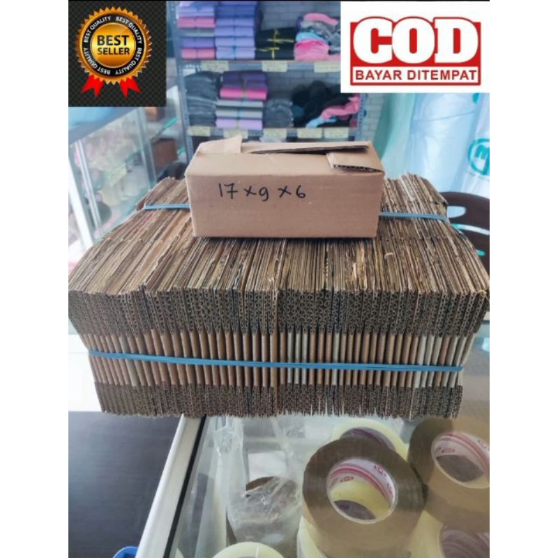 

kardus | box | packing 17 X 9 X 6 cm (minimal pembelian 50 pcs / ikat)