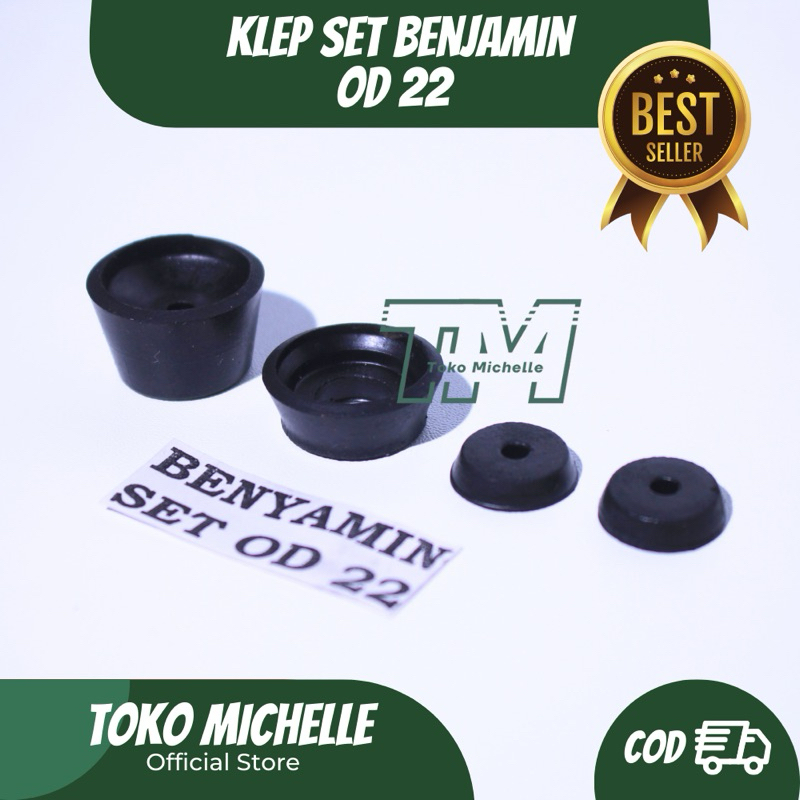 Karet Pompa | Klep Set Pompa Benjamin | Klep Set Tabung Kecil | OD 22