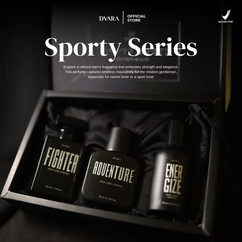 SPORTY Series Parfum Pria dan Wanita Tahan Lama BPOM By DVARA Parfume