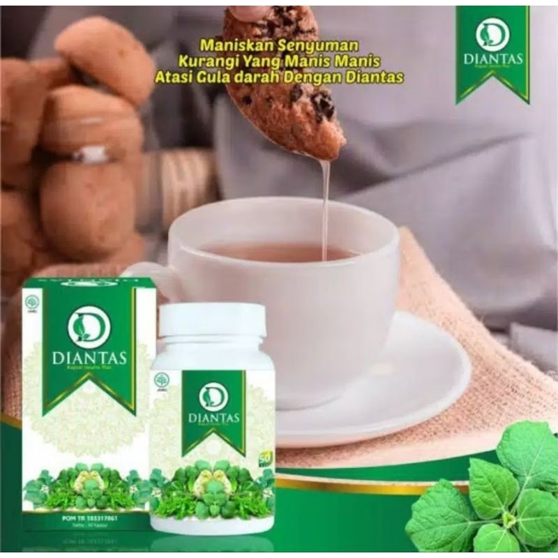 DIANTAS ASLI ORIGINAL OBAT HERBAL MENGATASI DIABETES MENGONTROL GULA DARAH