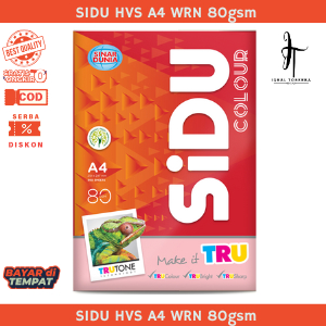 

SIDU Sinar Dunia HVS A4 80gr/gram Red Colour 1 Rim/ Kertas HVS Print Fotocopy