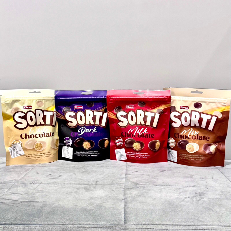 

Elvan Sorti White Dark Milk Chocolate Coklat