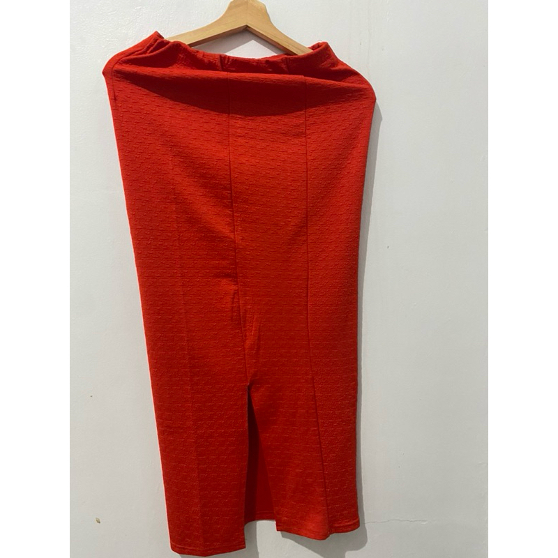 rok panjang orange