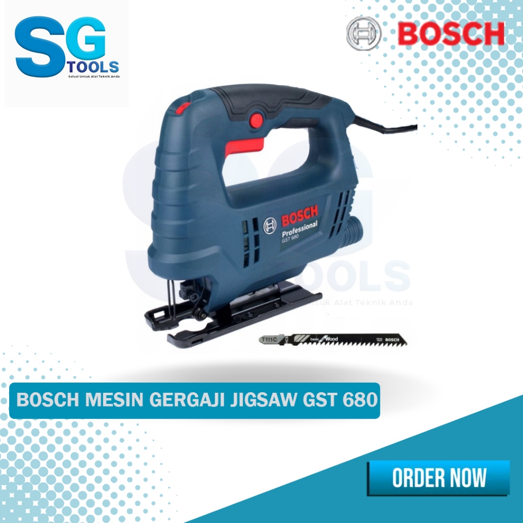 Mesin Gergaji Jigsaw GST 680 Bosch - jigsaw bosch - mesin gergaji kayu - mesin gergaji jigsaw bosch