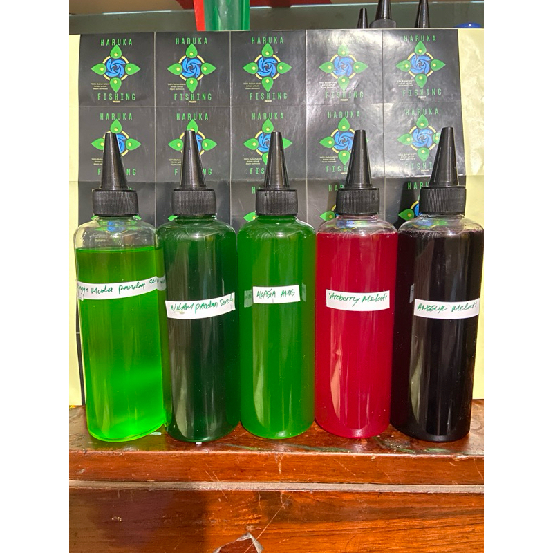 100ml essen kemangi duren dan mangga muda pandan sereh