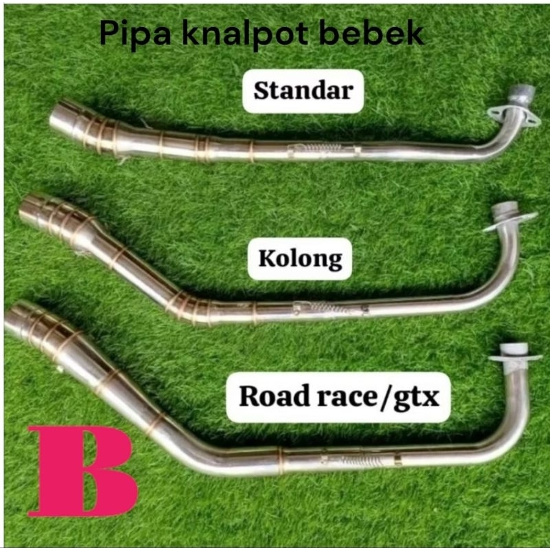 PIPA KNALPOT BEBEK ROAD RACE LEHER KNALPOT SUPRA 125 ROAD RACE JUPITER Z VEGA GRAND ASTREA ALL BEBEK